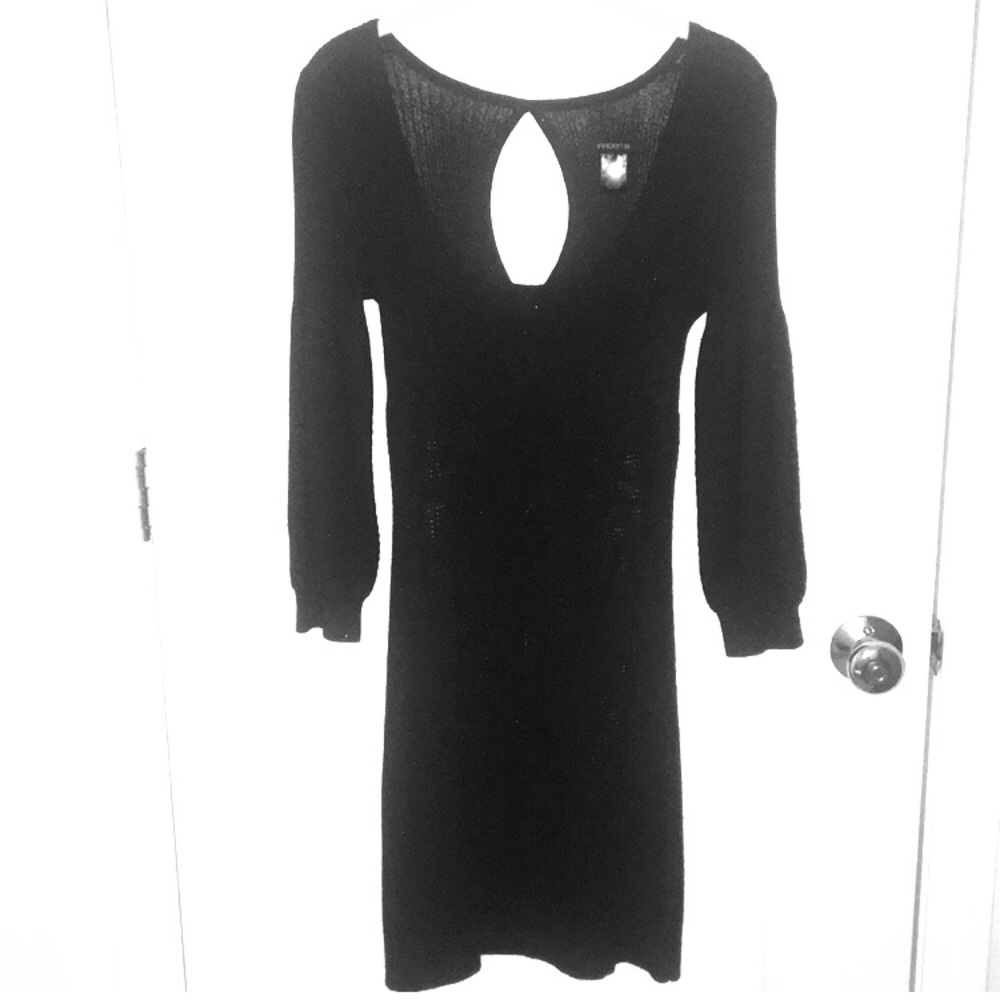 EUC Arden B. Black sweater dress *M